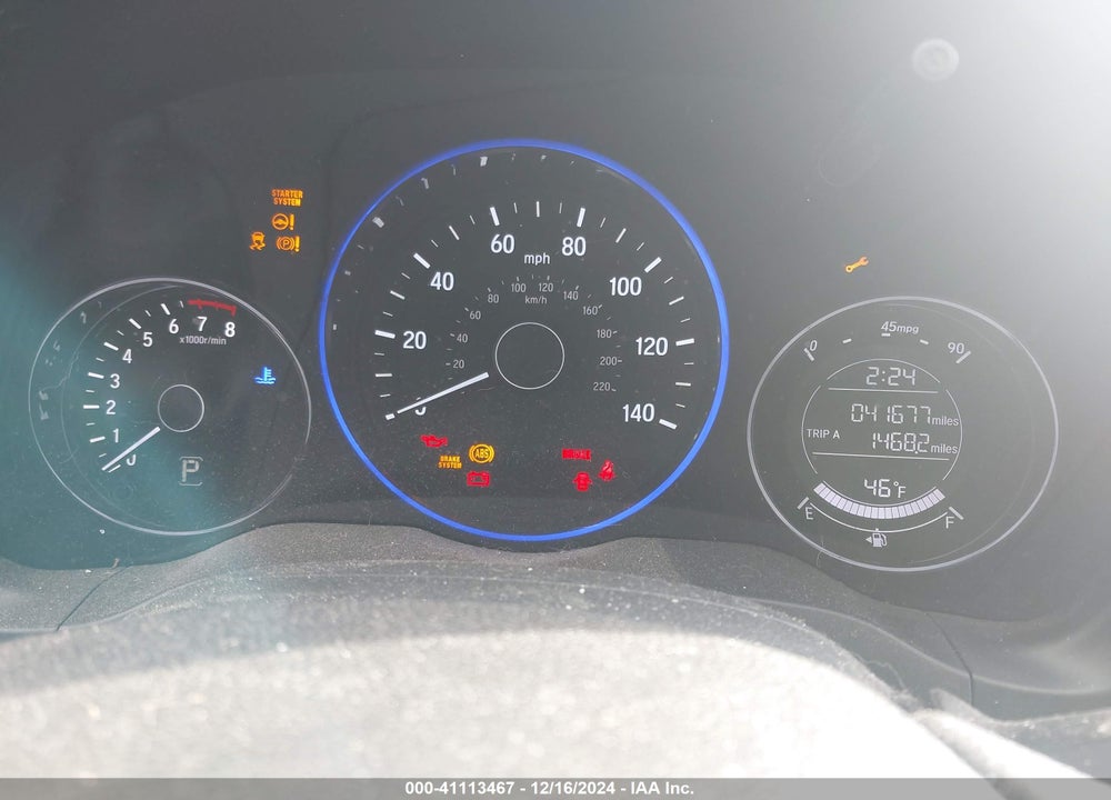 2018 HONDA HR-V EX VIN: 3CZRU6H53JG721905