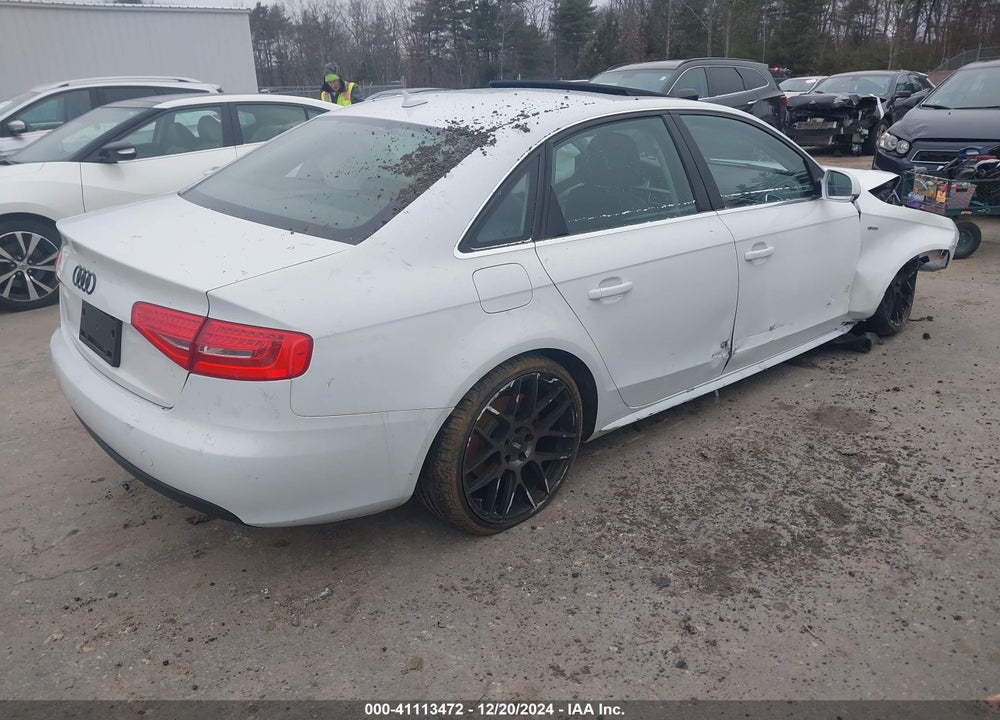 2014 AUDI A4 2.0T PREMIUM VIN: WAUBFAFL1EN017346