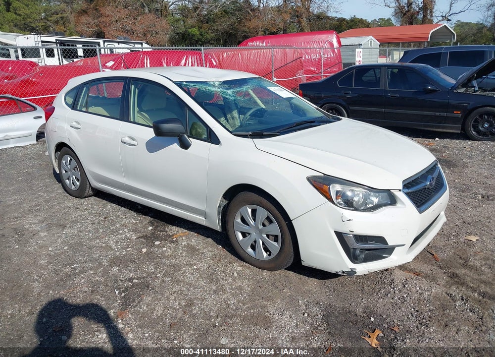 2016 SUBARU IMPREZA 2.0I VIN: JF1GPAA61G8253137