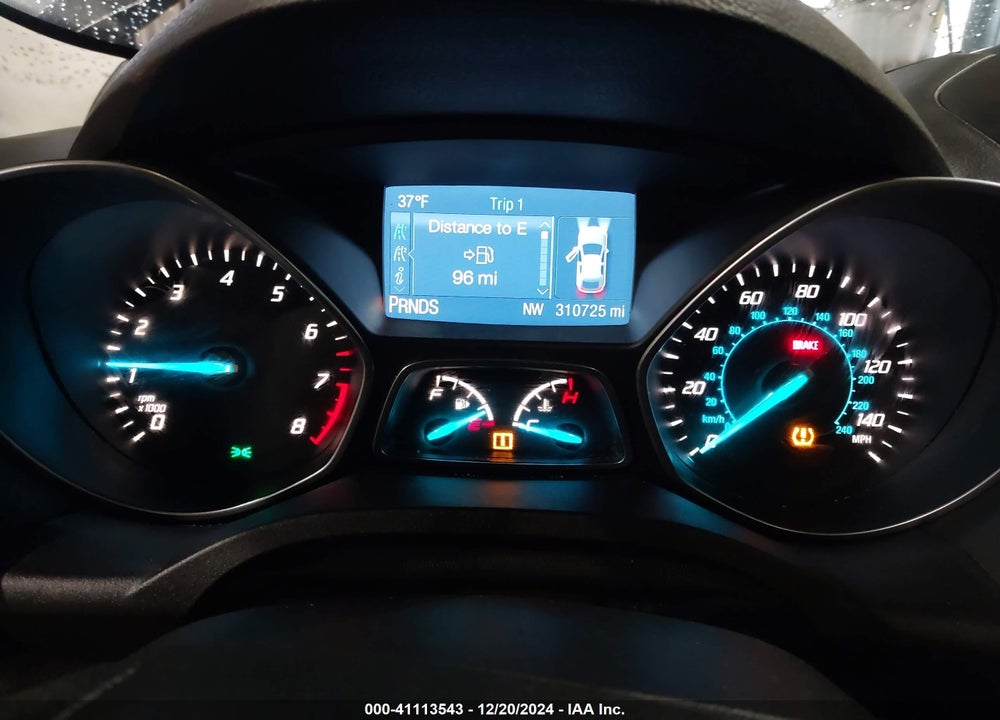 2014 FORD ESCAPE S VIN: 1FMCU0F71EUC66323