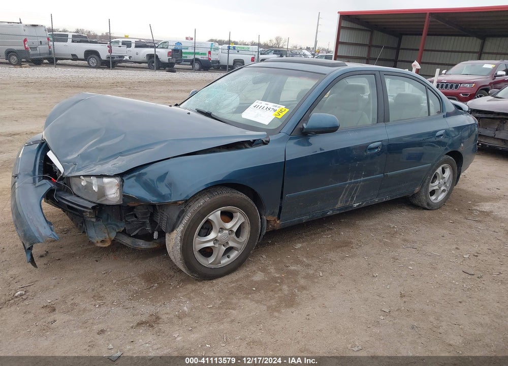 2003 HYUNDAI ELANTRA GLS/GT VIN: KMHDN45D13U494030