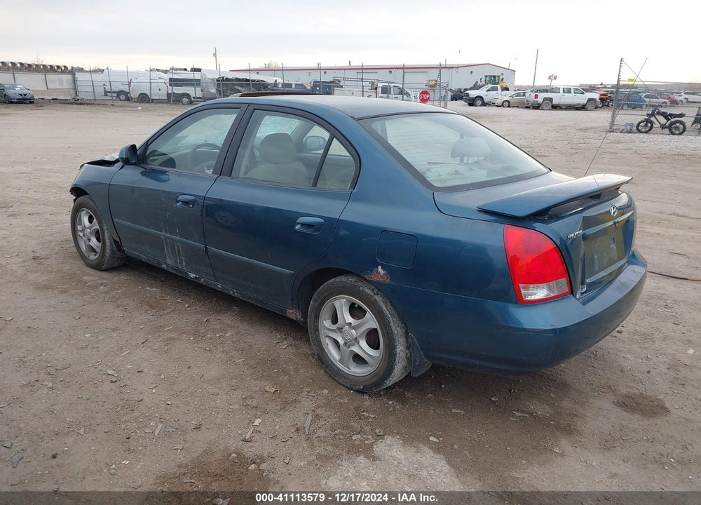2003 HYUNDAI ELANTRA GLS/GT VIN: KMHDN45D13U494030