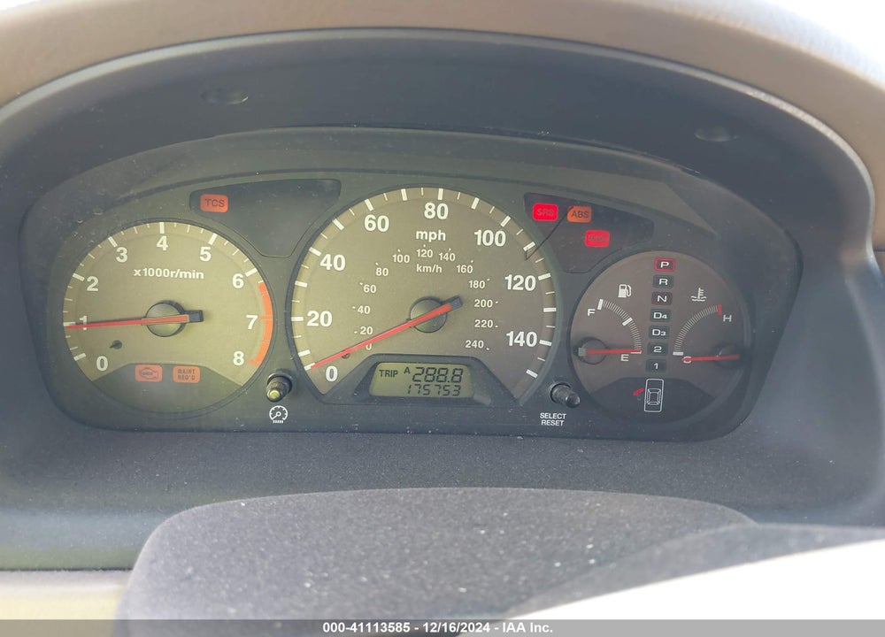 2002 HONDA ACCORD 3.0 EX VIN: 1HGCG22562A018711