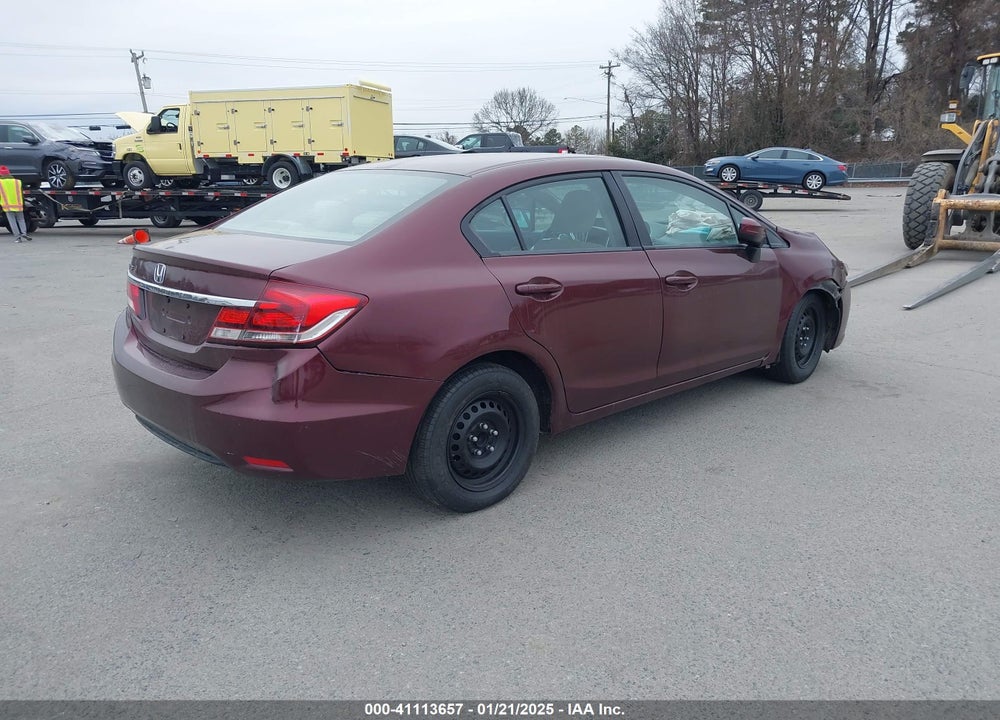 2015 HONDA CIVIC VIN: 19XFB2F55FE252670