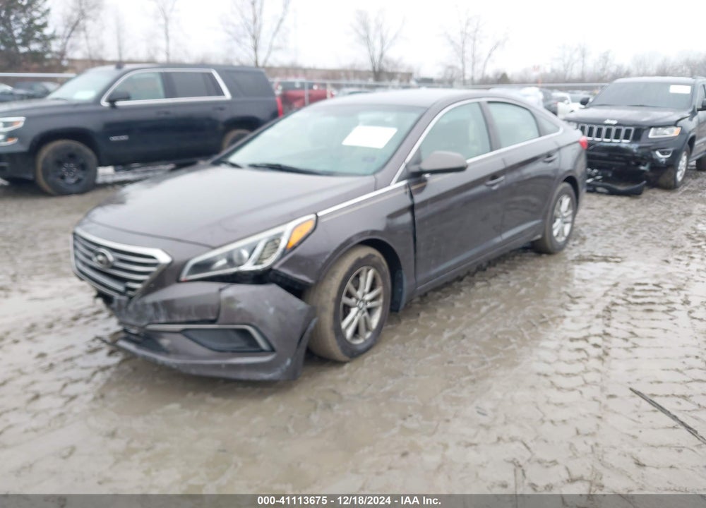 2017 HYUNDAI SONATA SE VIN: 5NPE24AF9HH449296