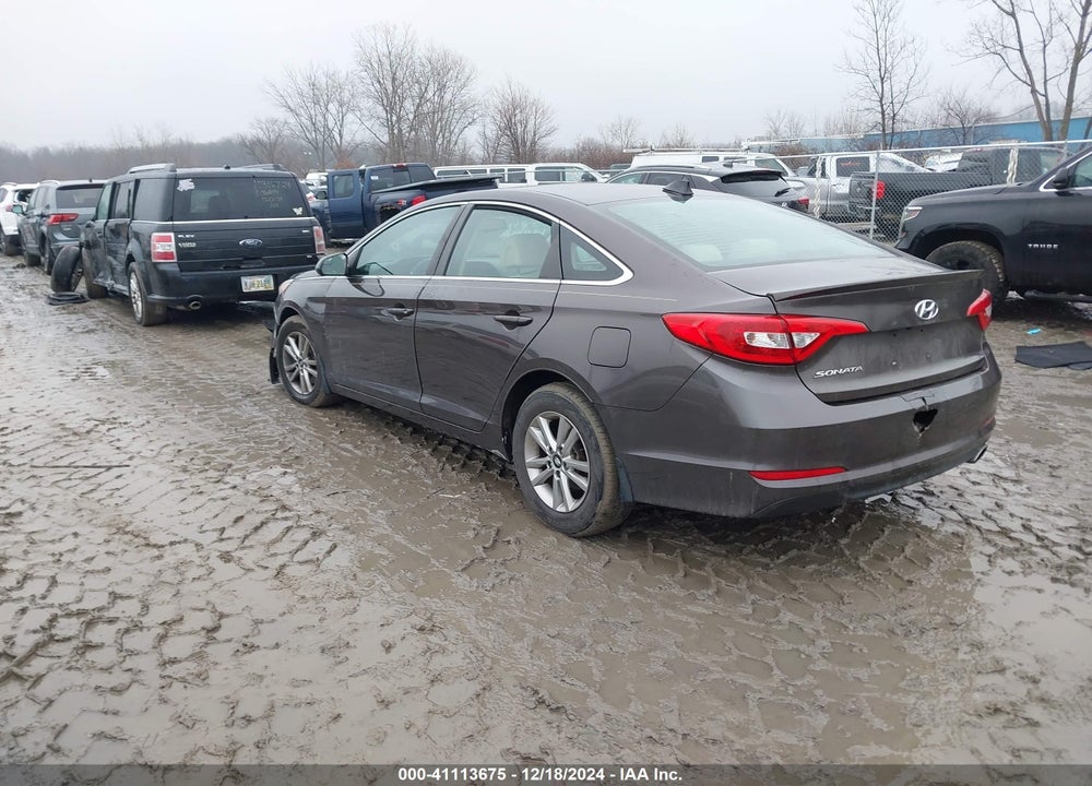2017 HYUNDAI SONATA SE VIN: 5NPE24AF9HH449296