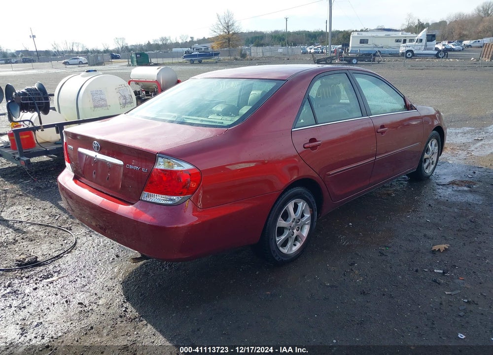 2006 TOYOTA CAMRY XLE VIN: 4T1BE30K86U109140