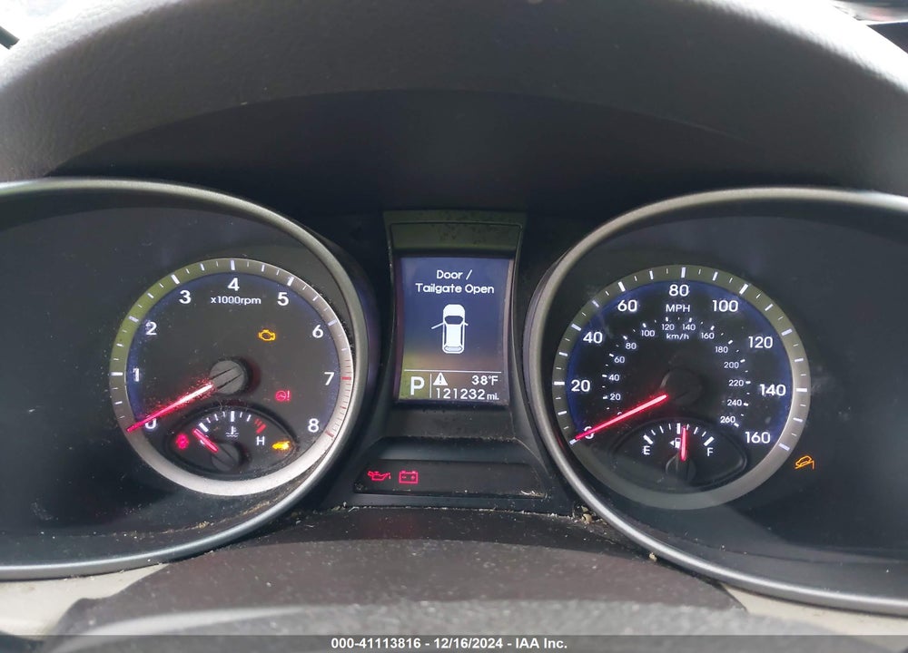 2013 HYUNDAI SANTA FE GLS VIN: KM8SN4HF8DU025135