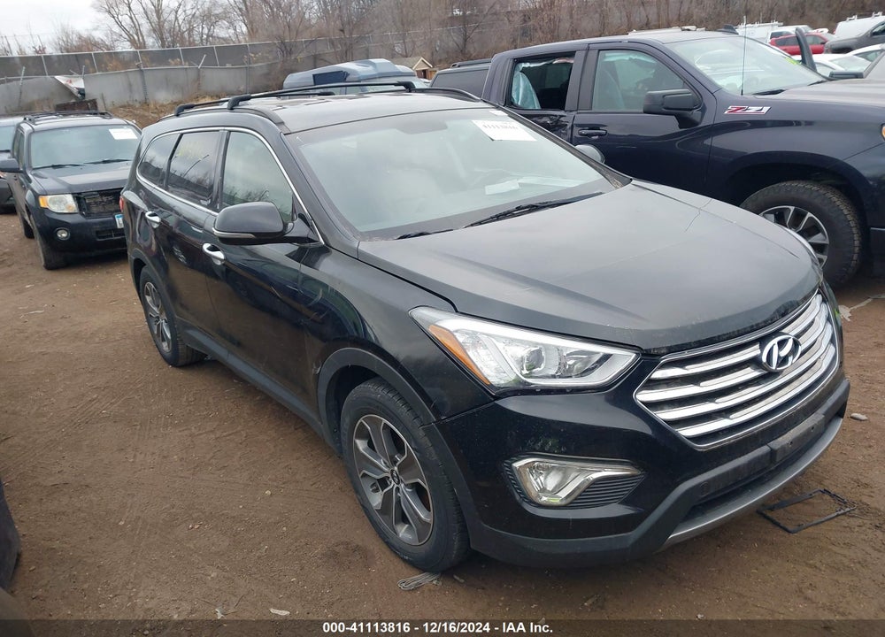 2013 HYUNDAI SANTA FE GLS VIN: KM8SN4HF8DU025135