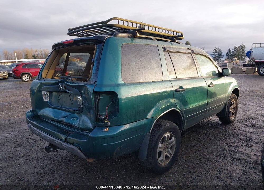 2003 HONDA PILOT EX VIN: 2HKYF184X3H508580