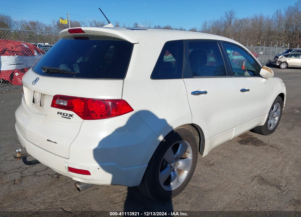 2007 ACURA RDX VIN: 5J8TB18237A014533