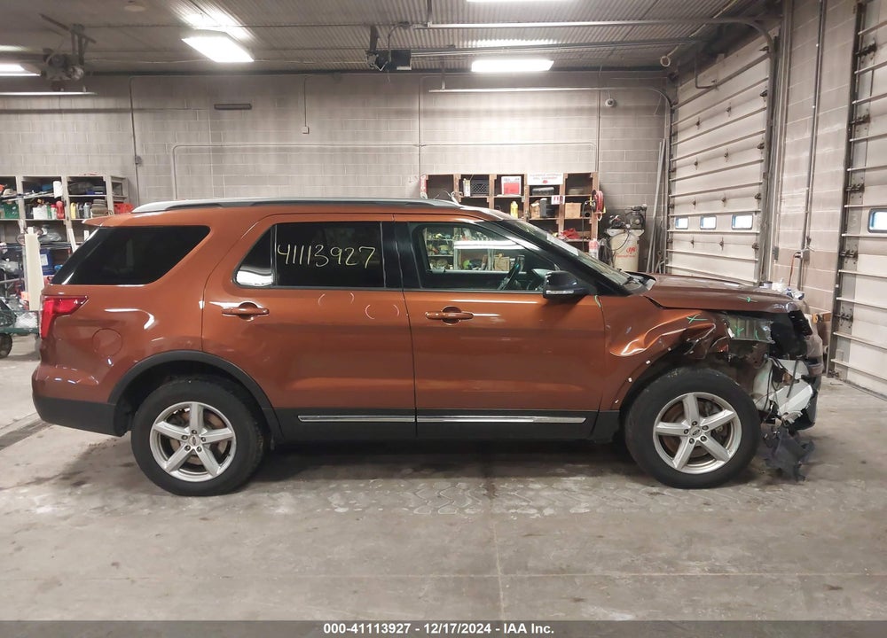 2017 FORD EXPLORER XLT VIN: 1FM5K8D86HGA56313