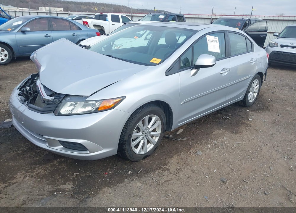2012 HONDA CIVIC EX-L VIN: 2HGFB2F93CH536898