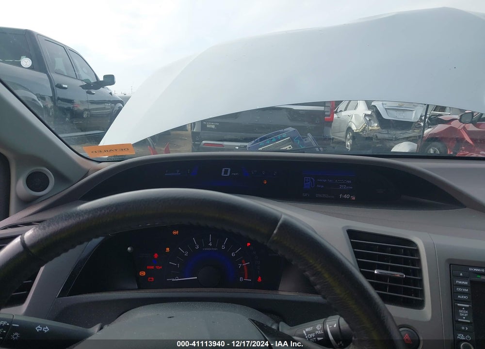2012 HONDA CIVIC EX-L VIN: 2HGFB2F93CH536898
