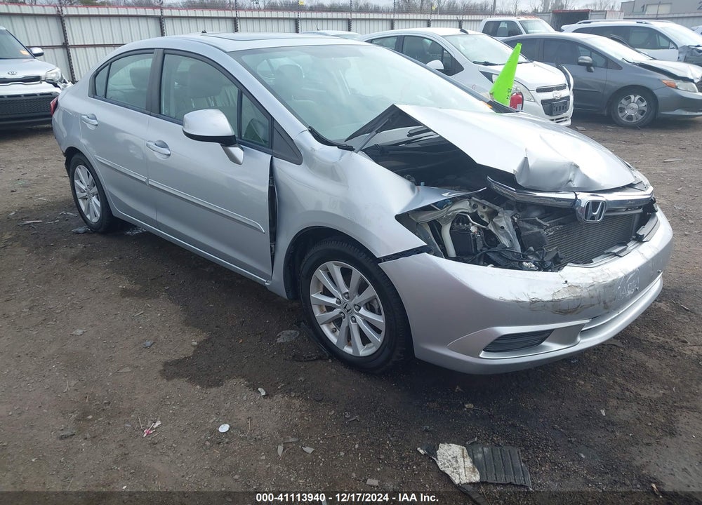 2012 HONDA CIVIC EX-L VIN: 2HGFB2F93CH536898