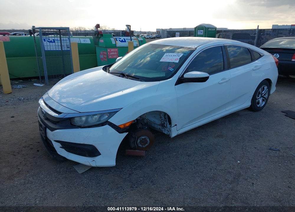 2016 HONDA CIVIC LX VIN: 19XFC2F57GE093214