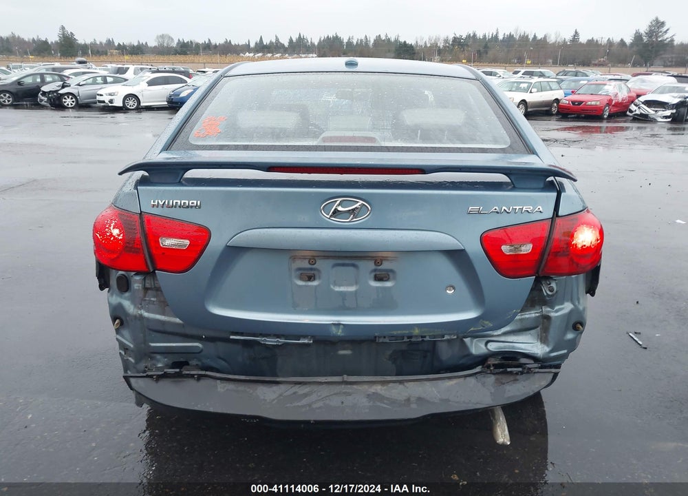 2007 HYUNDAI ELANTRA VIN: KMHDU46D87U221321
