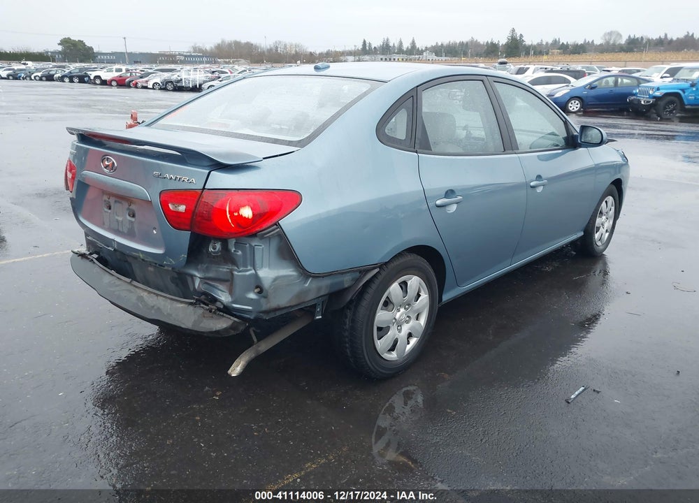 2007 HYUNDAI ELANTRA VIN: KMHDU46D87U221321