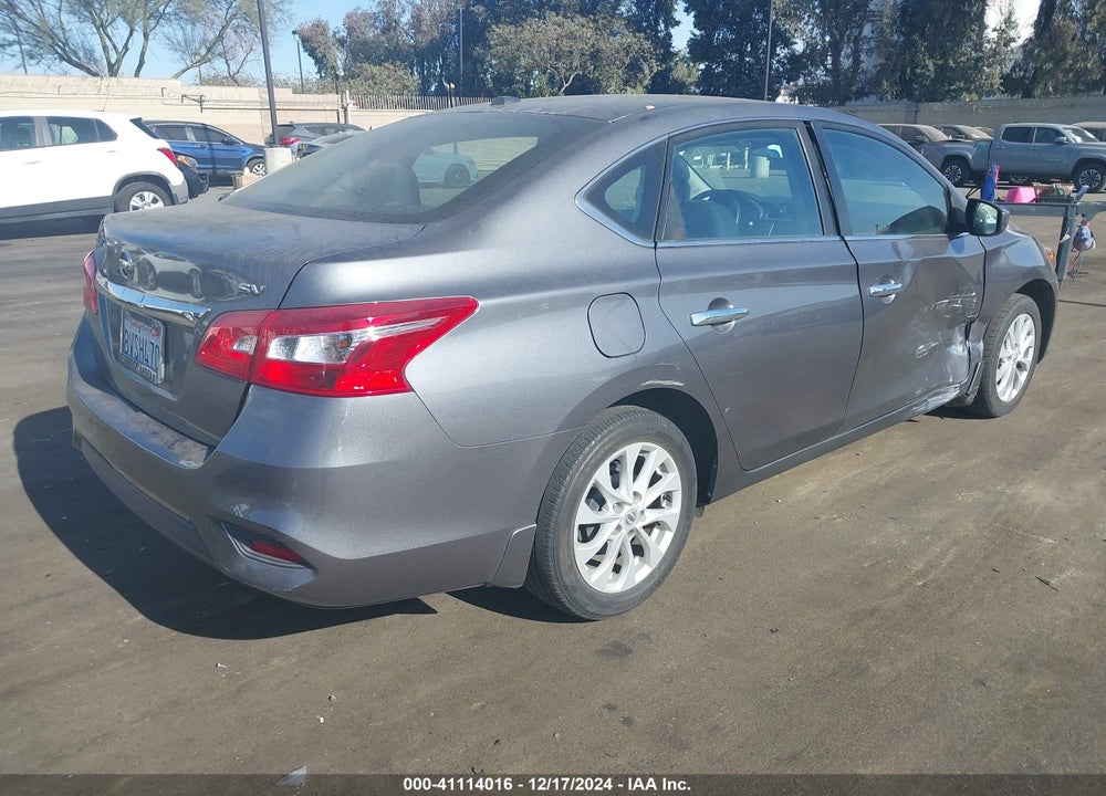 2019 NISSAN SENTRA SV VIN: 3N1AB7AP7KL606181
