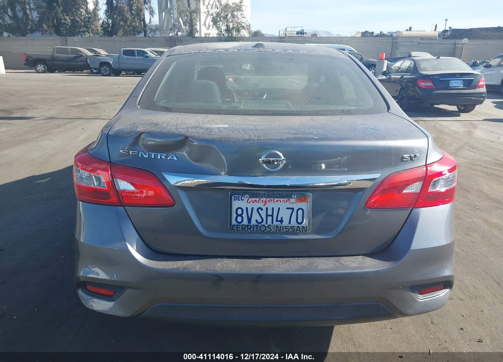 2019 NISSAN SENTRA SV VIN: 3N1AB7AP7KL606181