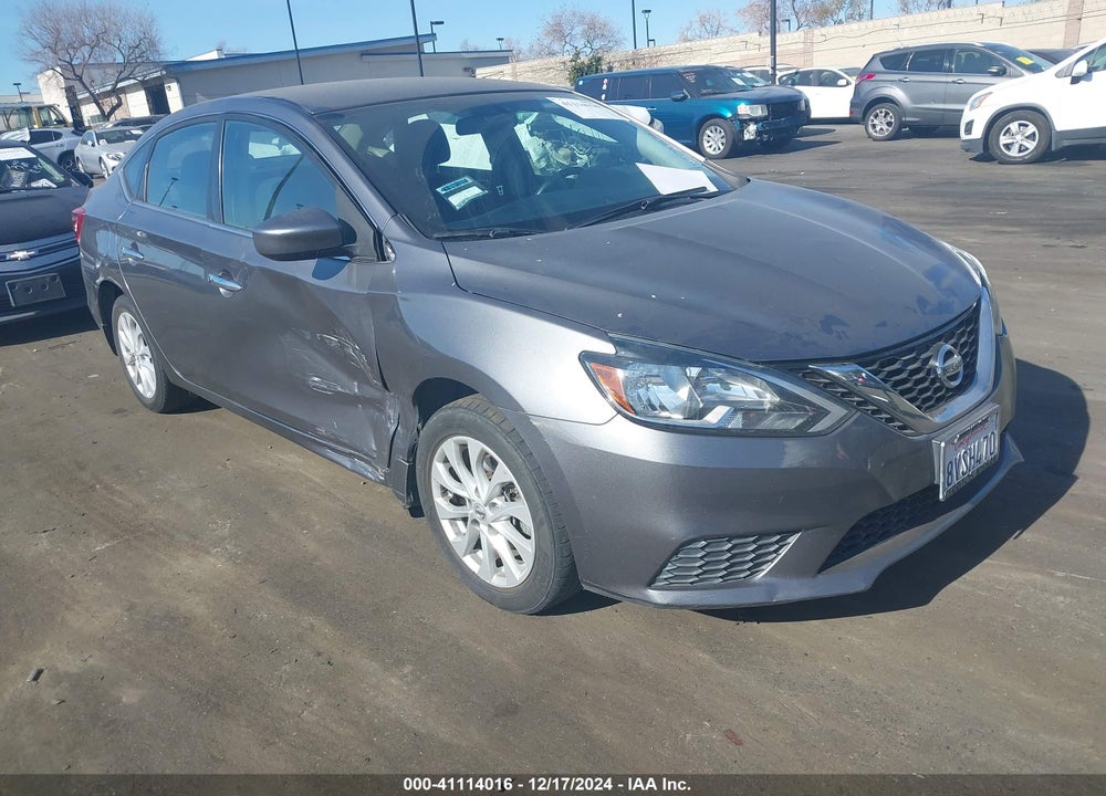2019 NISSAN SENTRA SV VIN: 3N1AB7AP7KL606181