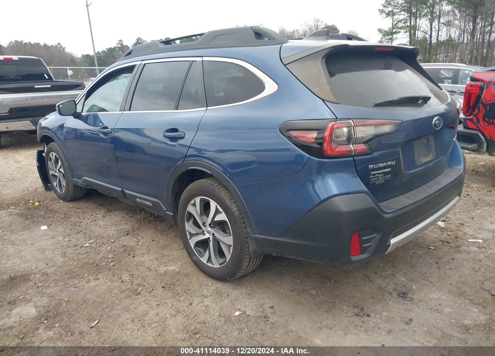 2022 SUBARU OUTBACK LIMITED VIN: 4S4BTANC7N3213182