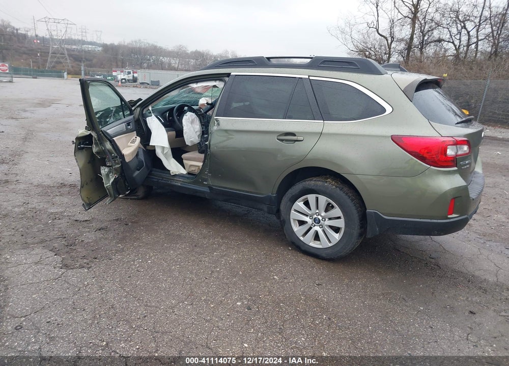 2017 SUBARU OUTBACK 2.5I PREMIUM VIN: 4S4BSACC6H3271164