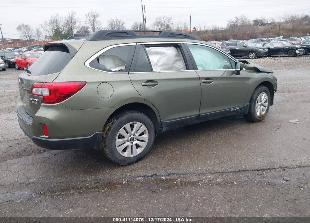 2017 SUBARU OUTBACK 2.5I PREMIUM VIN: 4S4BSACC6H3271164
