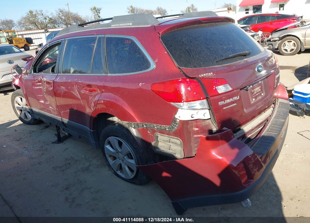 2012 SUBARU OUTBACK 2.5I PREMIUM VIN: 4S4BRCCC3C3220673