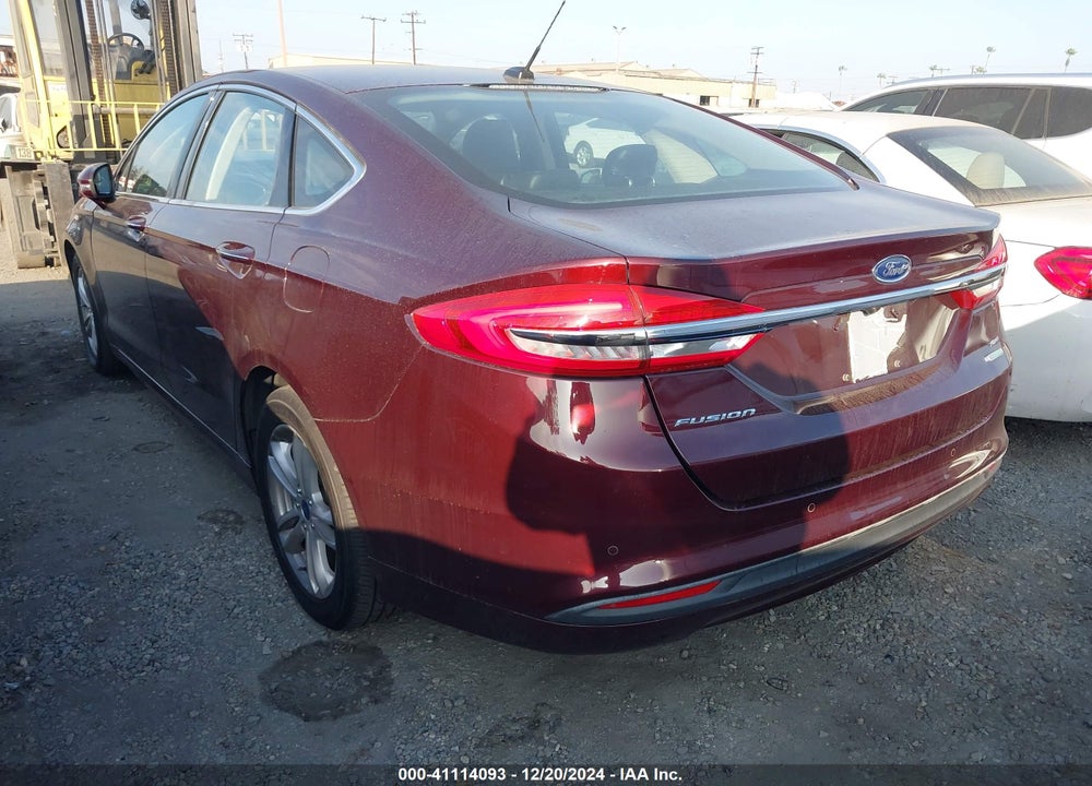 2018 FORD FUSION SE VIN: 3FA6P0HD6JR166334
