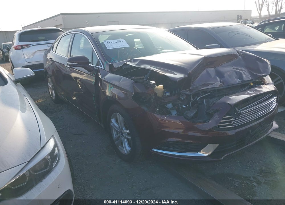 2018 FORD FUSION SE VIN: 3FA6P0HD6JR166334