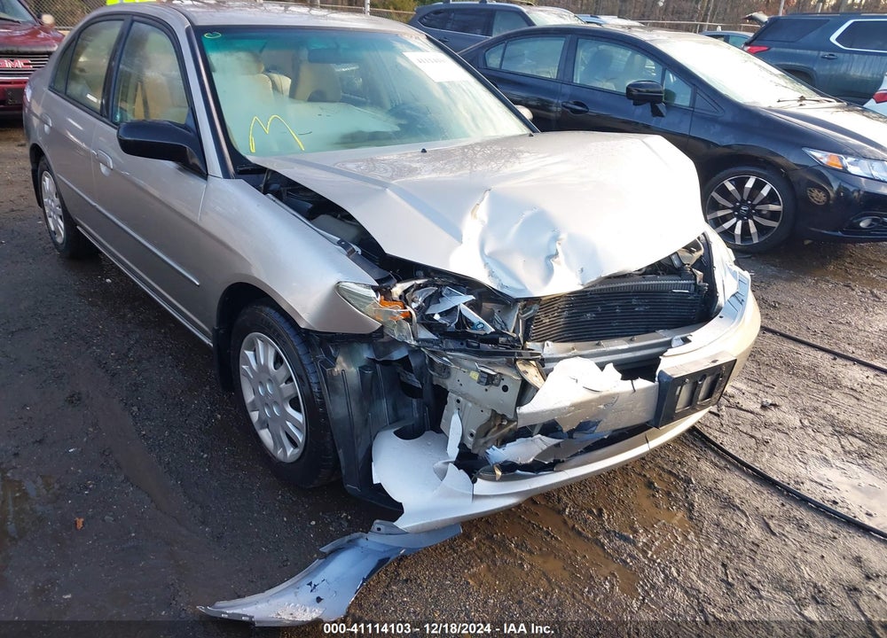 2004 HONDA CIVIC LX VIN: 2HGES16504H518041