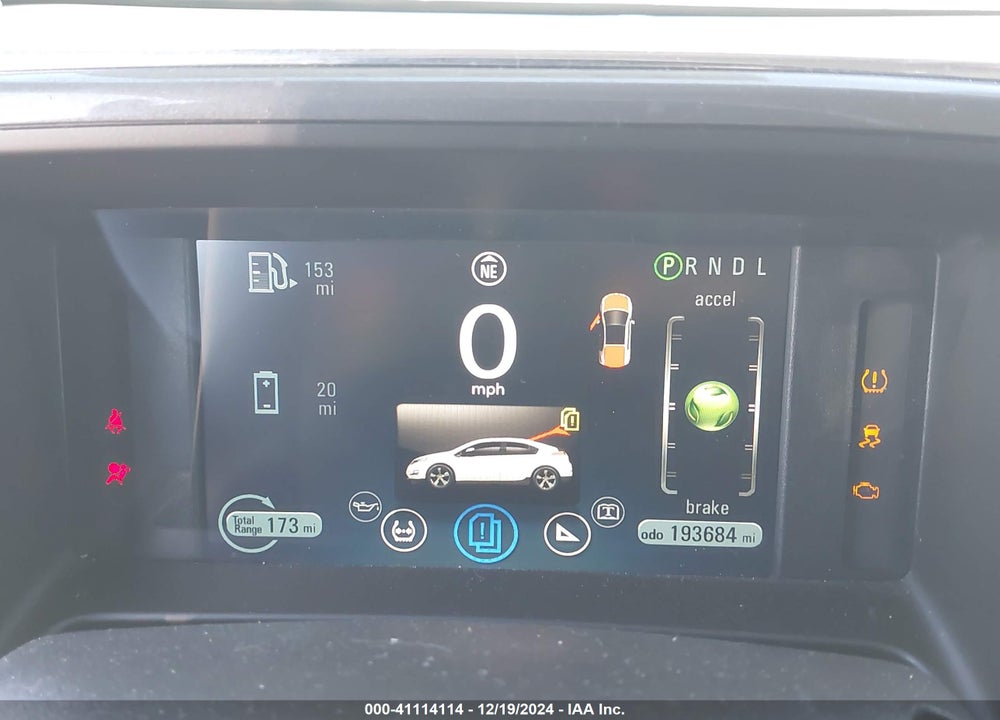 2011 CHEVROLET VOLT VIN: 1G1RD6E40BU101134