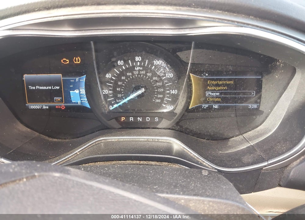 2016 FORD FUSION SE VIN: 3FA6P0T90GR348803