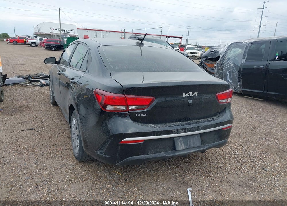 2022 KIA RIO VIN: 3KPA24AD8NE457161