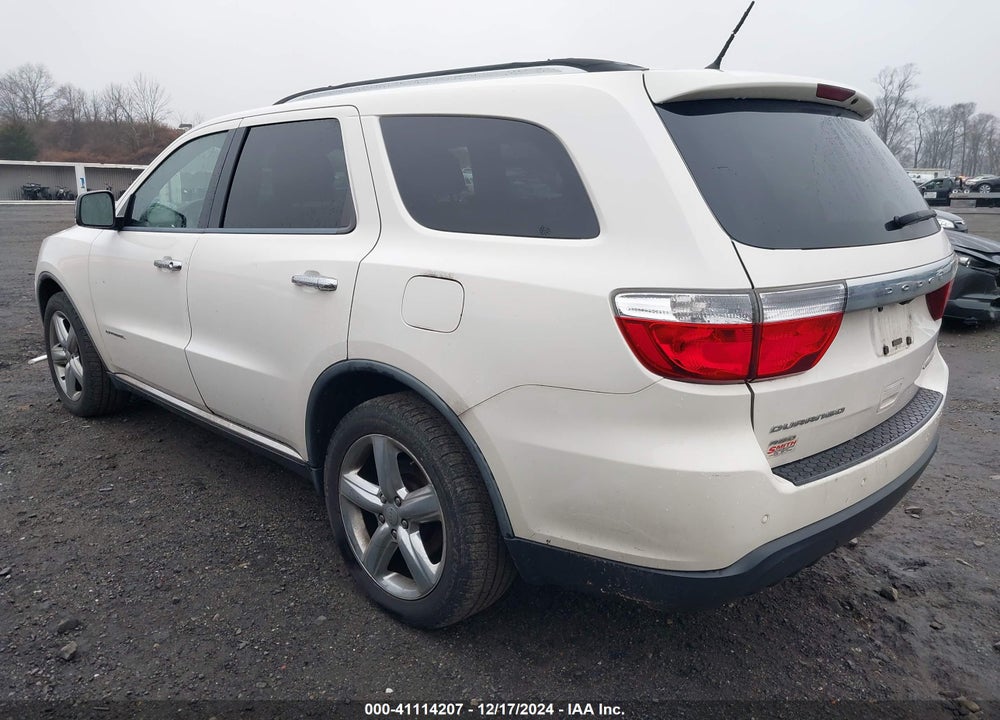 2011 DODGE DURANGO CITADEL VIN: 1D4RE5GG0BC720881