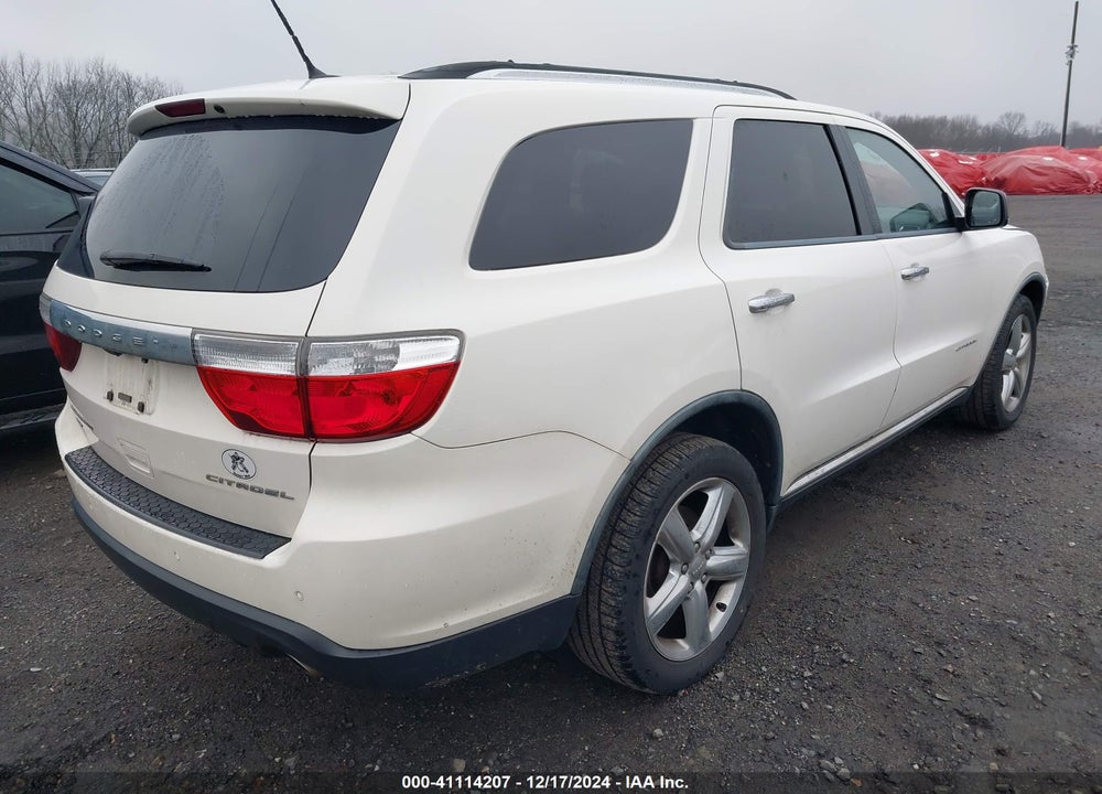 2011 DODGE DURANGO CITADEL VIN: 1D4RE5GG0BC720881