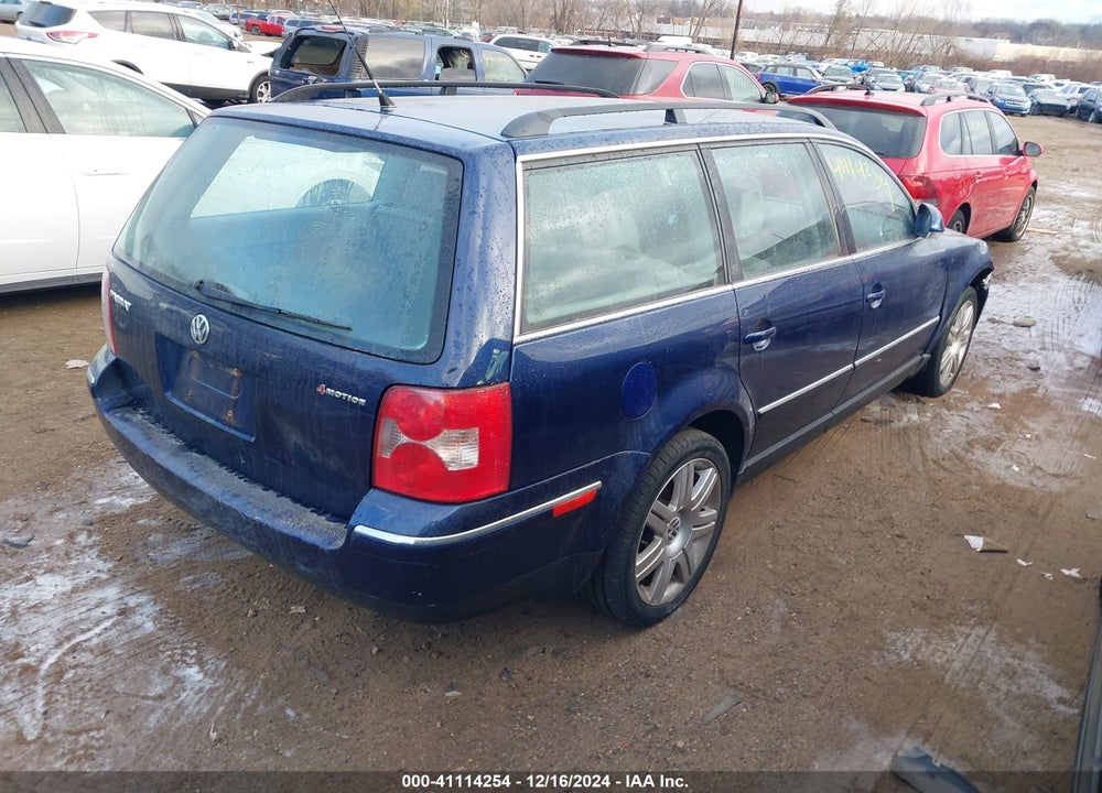 2005 VOLKSWAGEN PASSAT GLS VIN: WVWDD63B15E139506