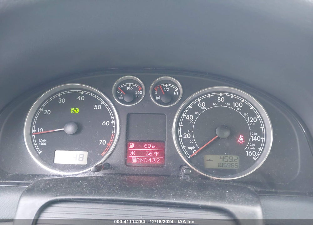 2005 VOLKSWAGEN PASSAT GLS VIN: WVWDD63B15E139506
