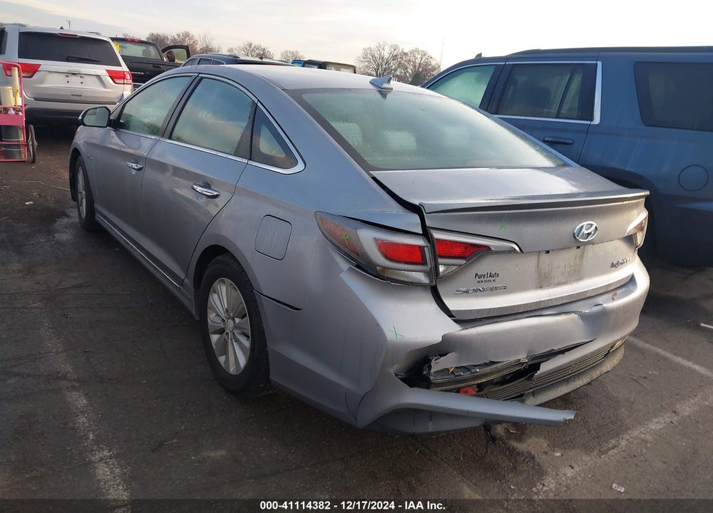 2016 HYUNDAI SONATA HYBRID SE VIN: KMHE24L11GA008765