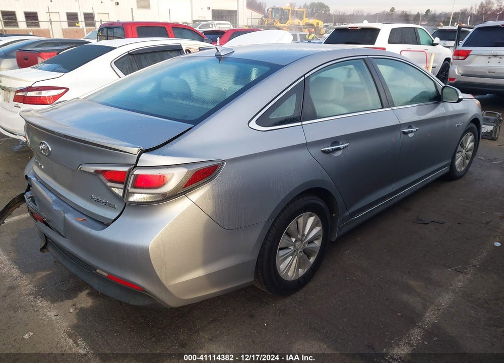 2016 HYUNDAI SONATA HYBRID SE VIN: KMHE24L11GA008765