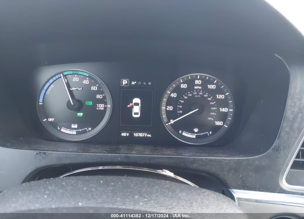 2016 HYUNDAI SONATA HYBRID SE VIN: KMHE24L11GA008765