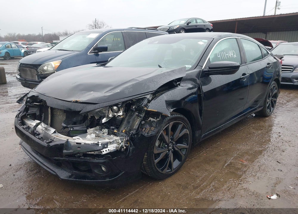 2019 HONDA CIVIC VIN: 2HGFC2F81KH553136
