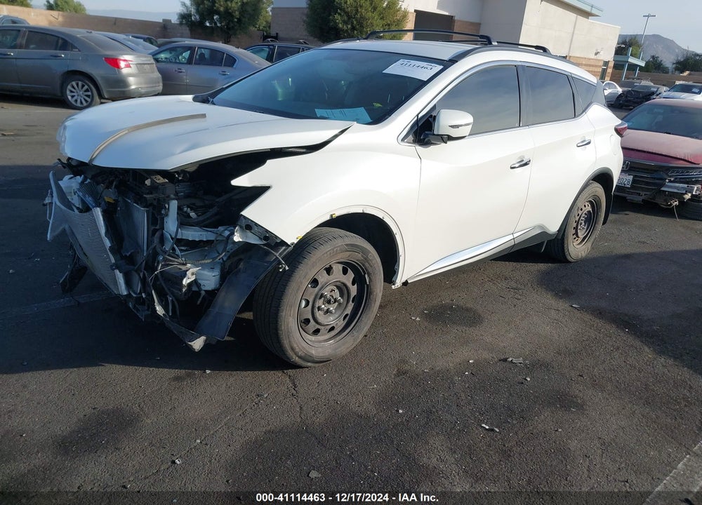 2019 NISSAN MURANO SV VIN: 5N1AZ2MJ7KN132165