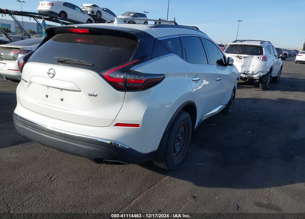 2019 NISSAN MURANO SV VIN: 5N1AZ2MJ7KN132165