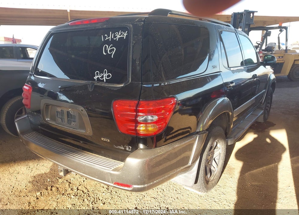 2004 TOYOTA SEQUOIA SR5 V8 VIN: 5TDZT34A64S215839