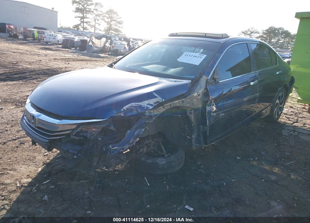 2016 HONDA ACCORD EX-L VIN: 1HGCR2F80GA137957