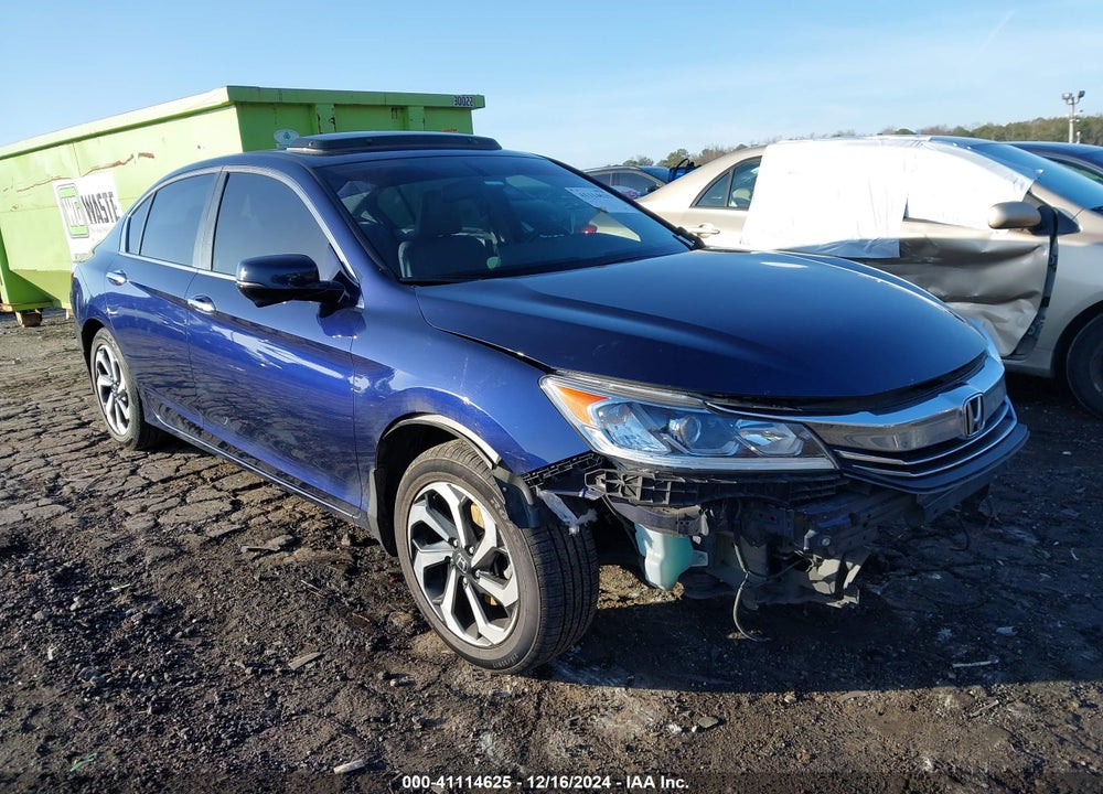 2016 HONDA ACCORD EX-L VIN: 1HGCR2F80GA137957