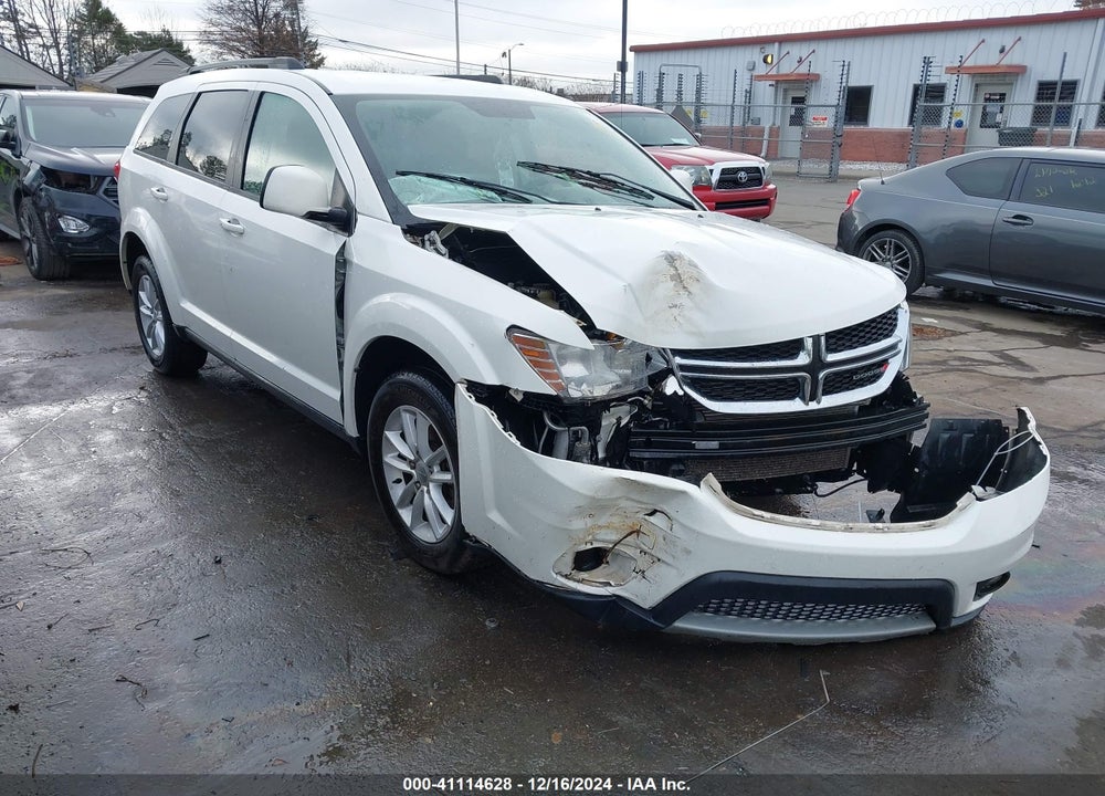 2016 DODGE JOURNEY SXT VIN: 3C4PDCBG8GT145928