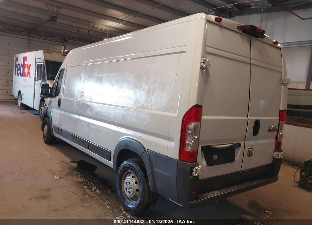 2018 RAM PROMASTER 2500 HIGH ROOF 159 WB VIN: 3C6TRVDG0JE110201
